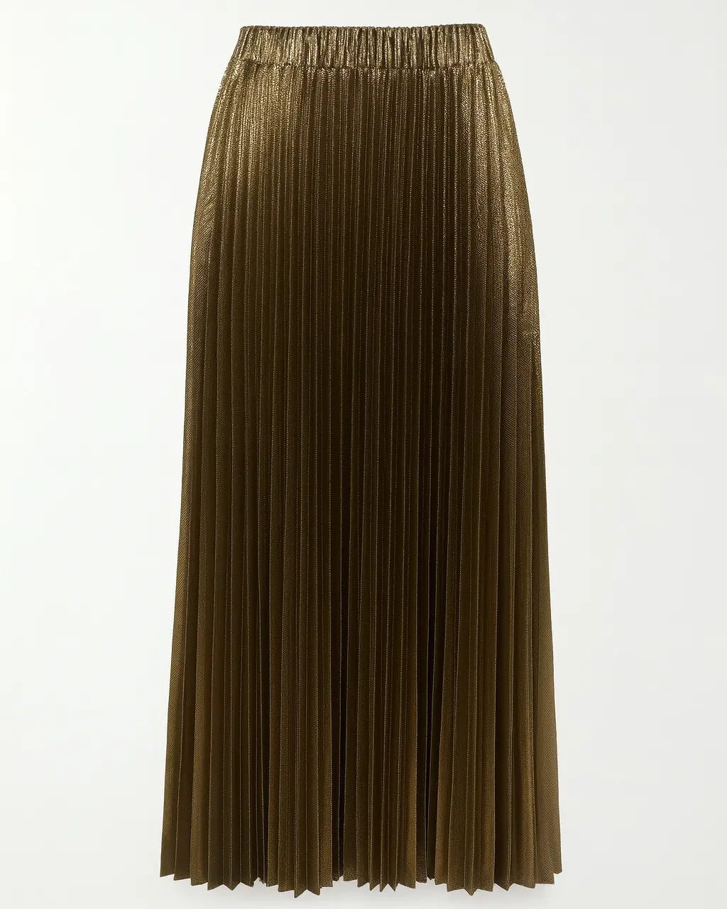 Gonna Plissé Metallizzata IRONICA Taglia unica (44/46 o M/L) / Bronzo