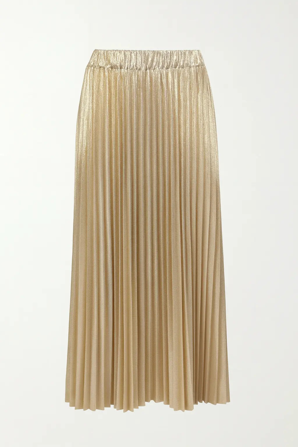 Gonna Plissé Metallizzata IRONICA Taglia unica (44/46 o M/L) / Champagne