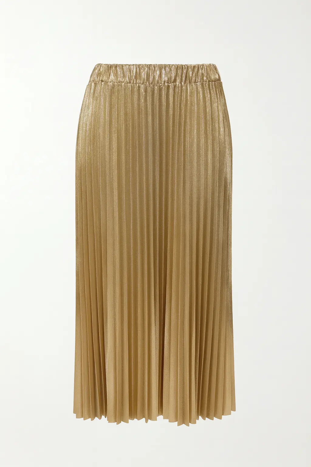 Gonna Plissé Metallizzata IRONICA Taglia unica (44/46 o M/L) / Oro