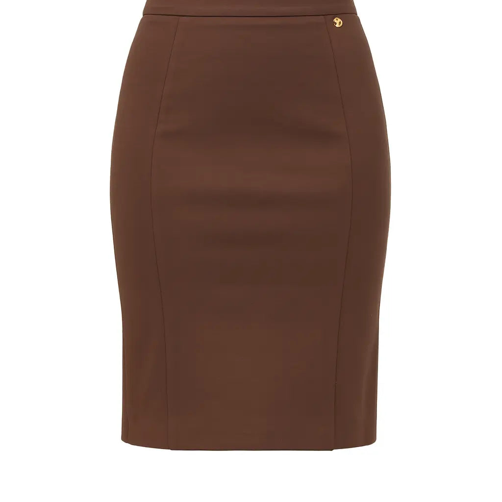 Gonna a tubino CACAO DORABELLA PIU'