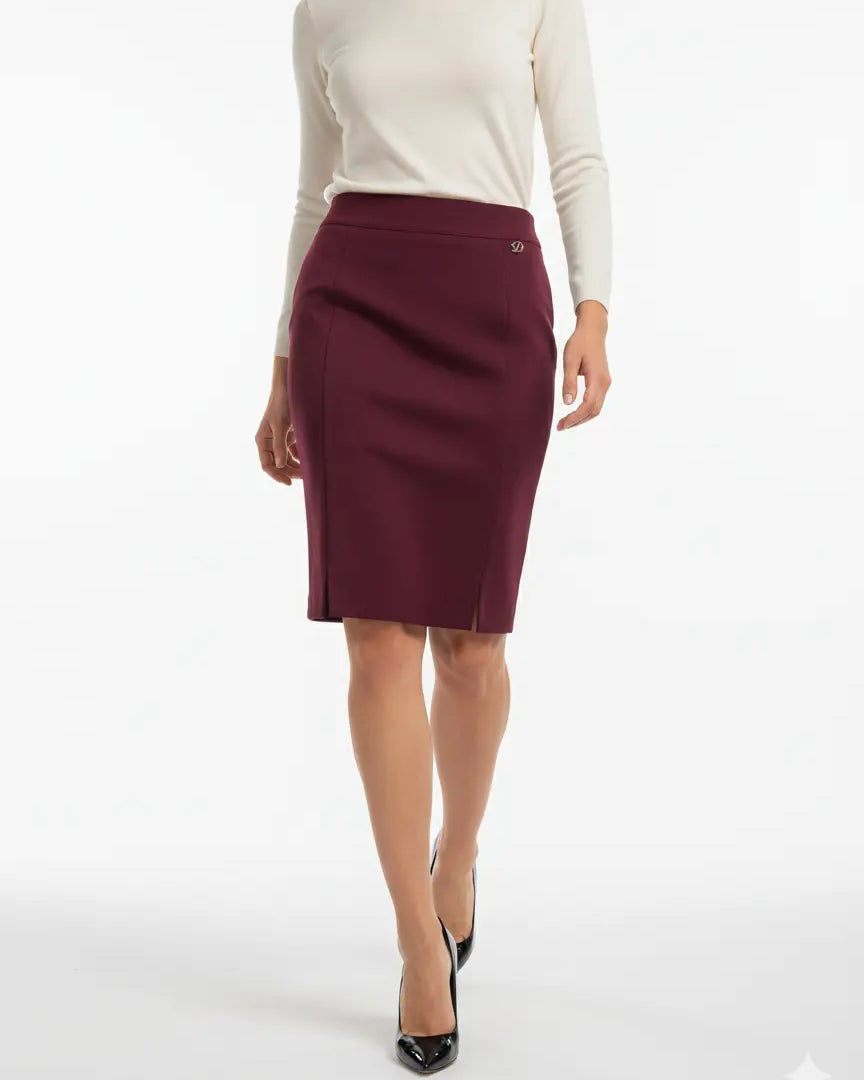 Gonna a tubino con spacchi frontali DORABELLA