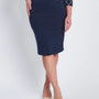 Gonna a tubino con spacco posteriore BLU DORABELLA PIU' 49