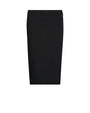 Gonna a tubino con spacco posteriore NERO DORABELLA PIU'