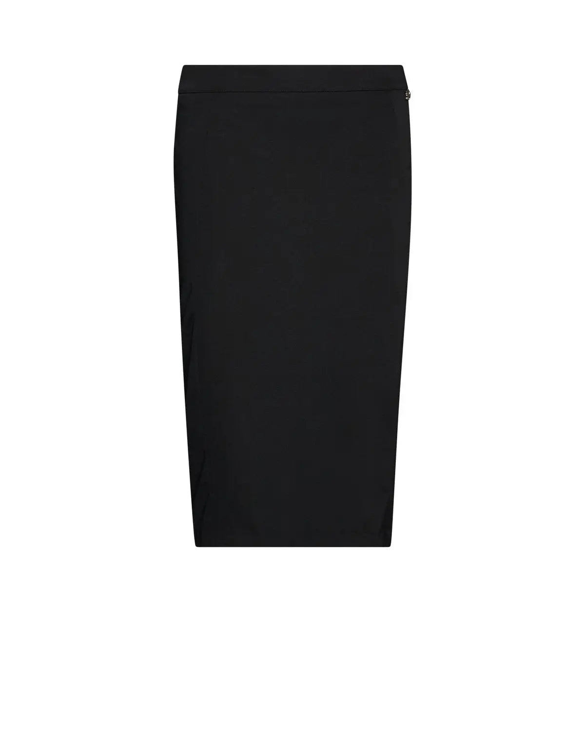 Gonna a tubino con spacco posteriore NERO DORABELLA PIU'