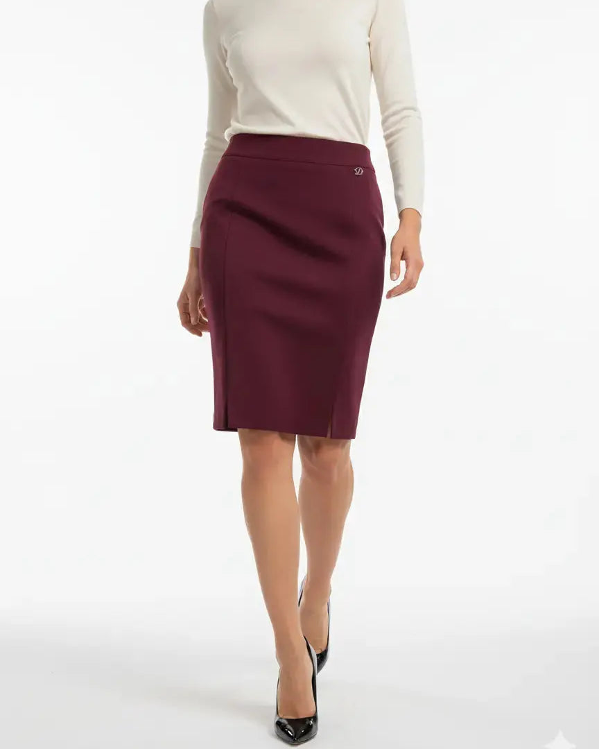 Gonna a tubino con tagli e spacchi frontali DORABELLA