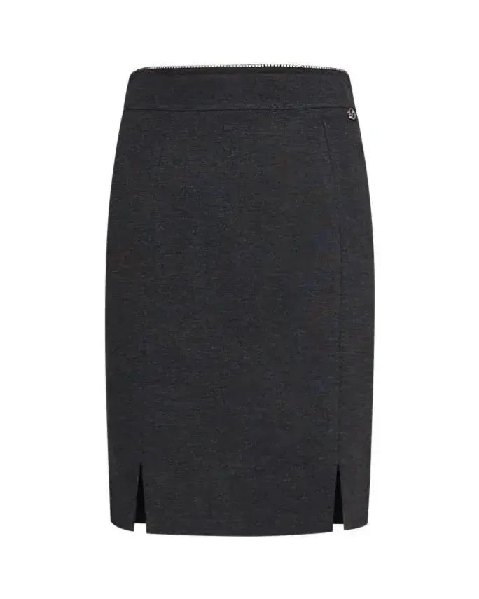 Gonna a tubino con tagli e spacchi frontali DORABELLA