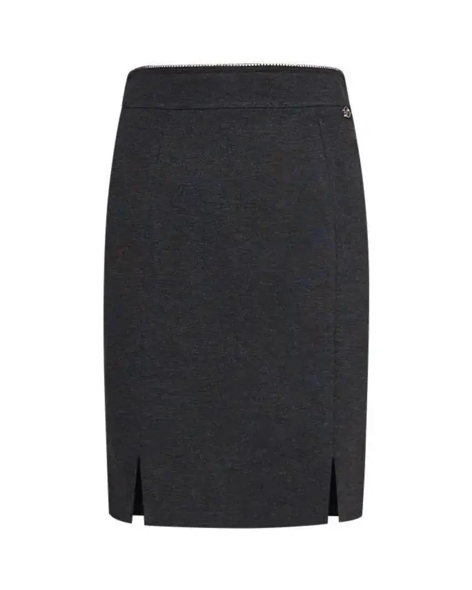 Gonna a tubino con tagli e spacchi frontali DORABELLA