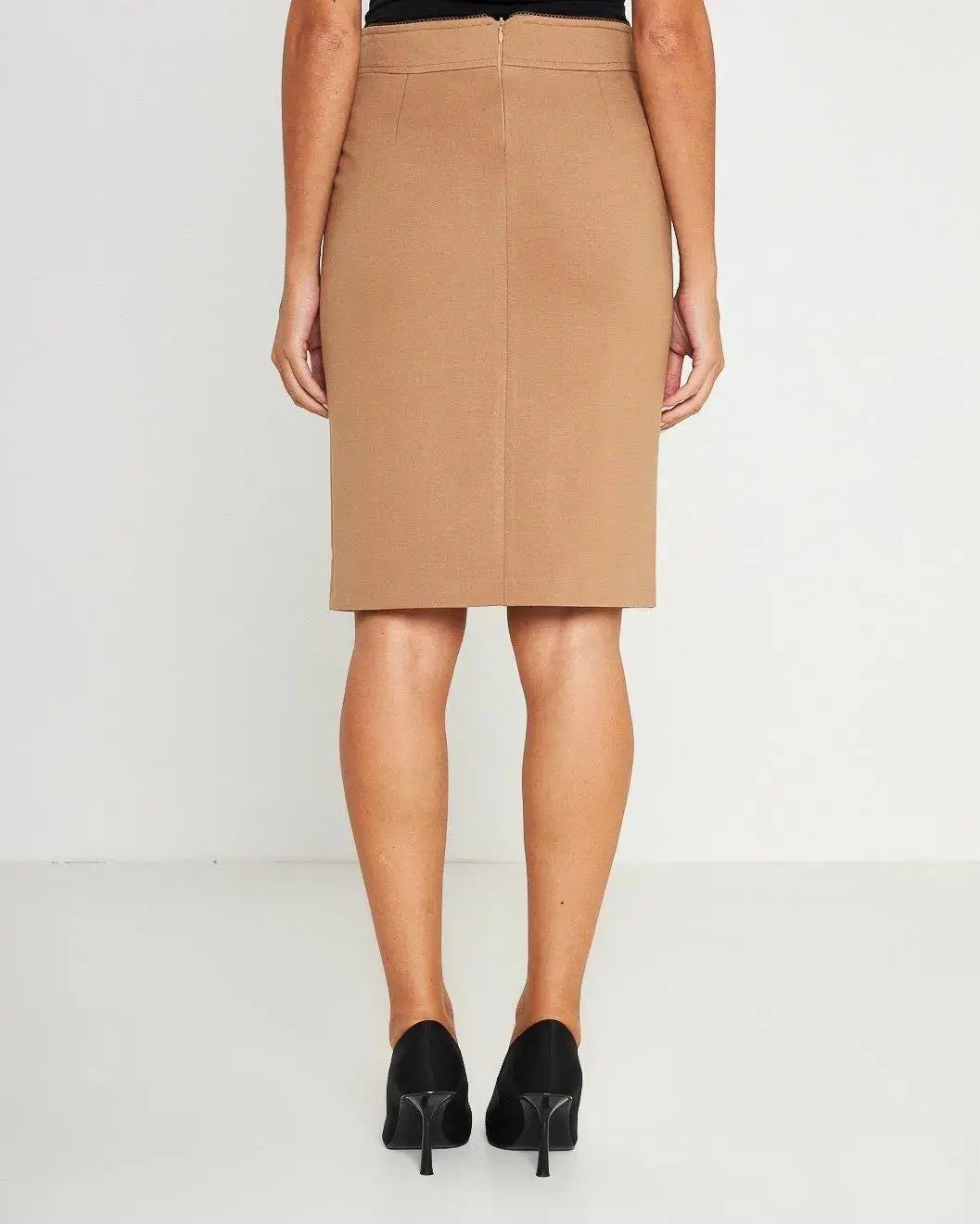 Gonna a tubino con tagli e spacchi frontali DORABELLA