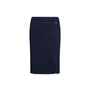 Gonna a tubino con tagli e spacchi frontali BLU DORABELLA