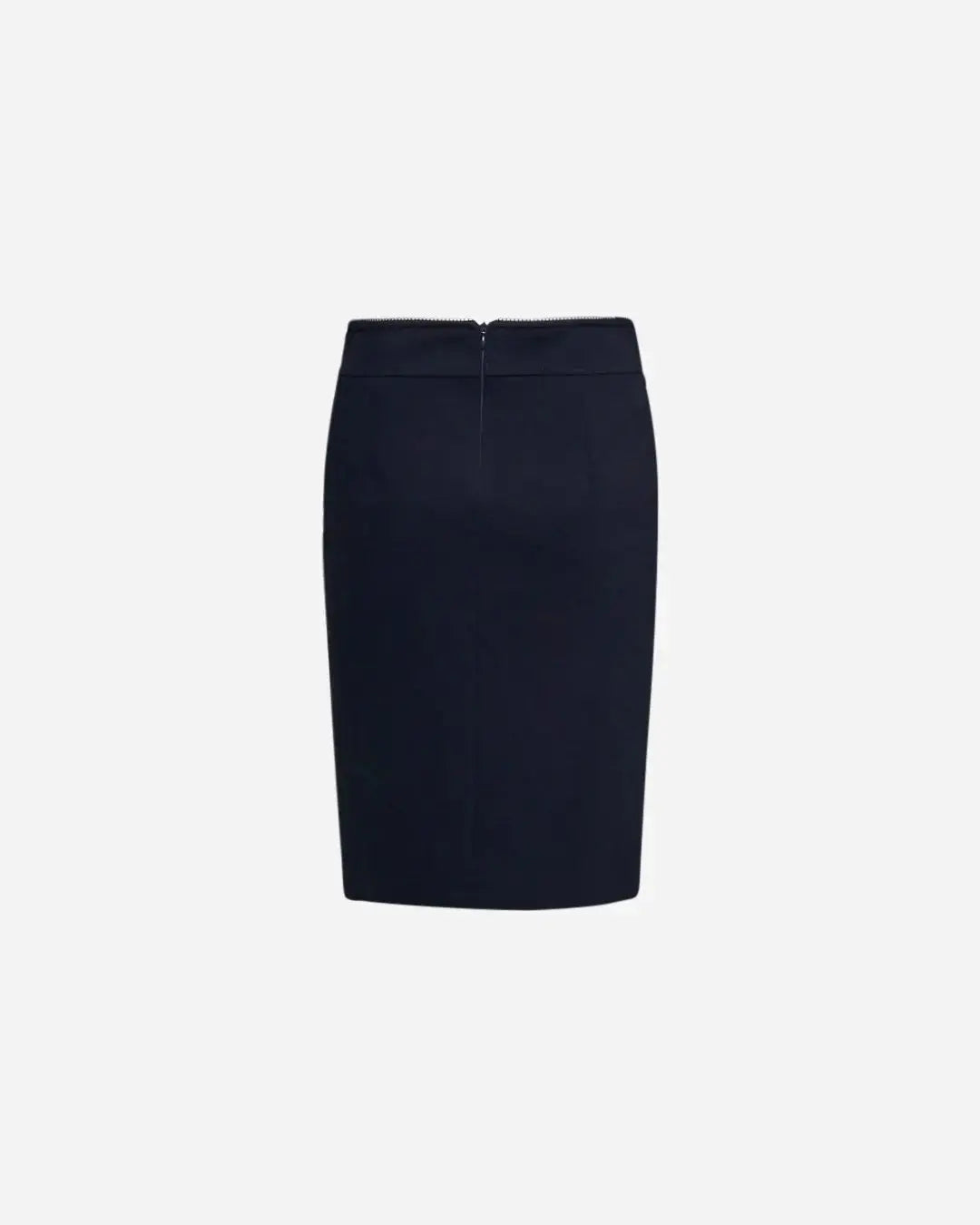 Gonna a tubino con tagli e spacchi frontali BLU DORABELLA