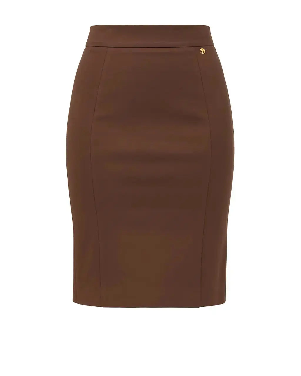 Gonna a tubino con vita elasticizzata e nervures frontali DORABELLA PIU'