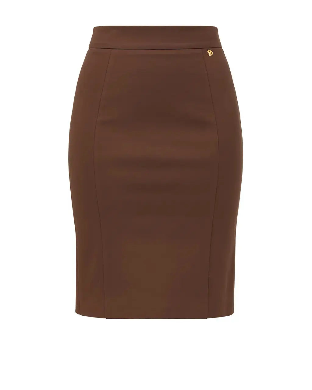 Gonna a tubino con vita elasticizzata e nervures frontali DORABELLA PIU'