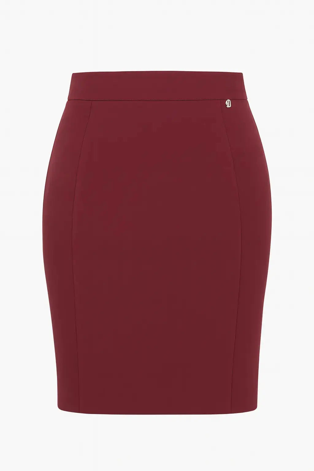 Gonna a tubino con vita elasticizzata e nervures frontali DORABELLA PIU'