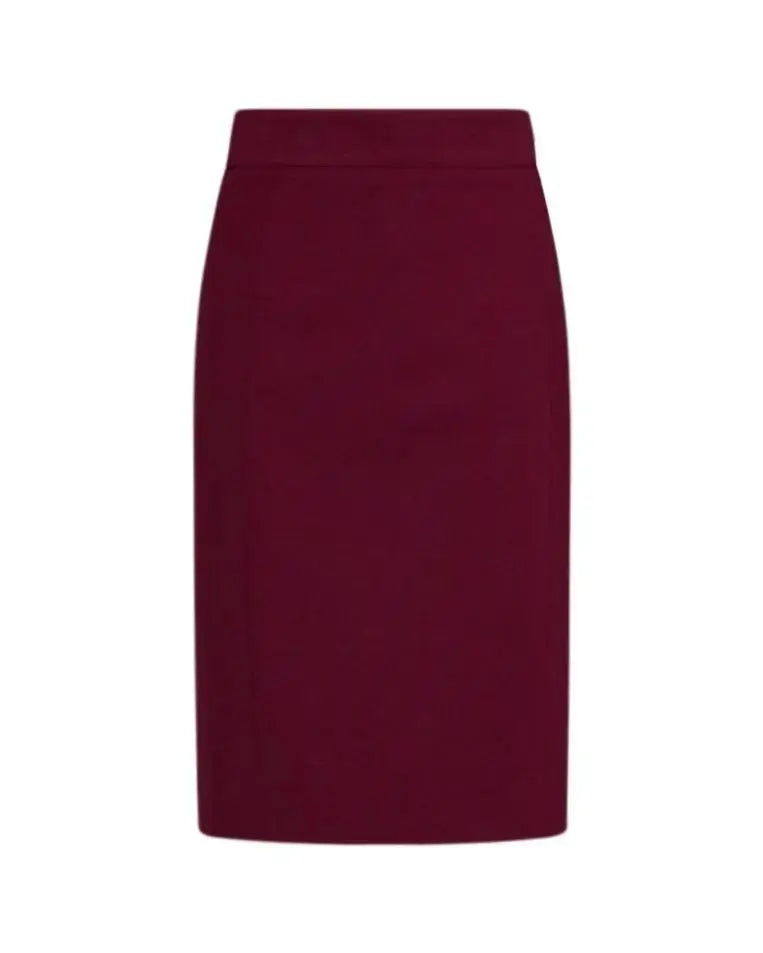 Gonna a tubino con vita elasticizzata e nervures frontali DORABELLA PIU'