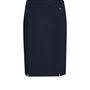 Gonna a tubino con zip posteriore BLU DORABELLA