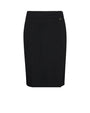 Gonna a tubino con zip posteriore NERO DORABELLA