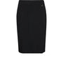 Gonna a tubino con zip posteriore NERO DORABELLA