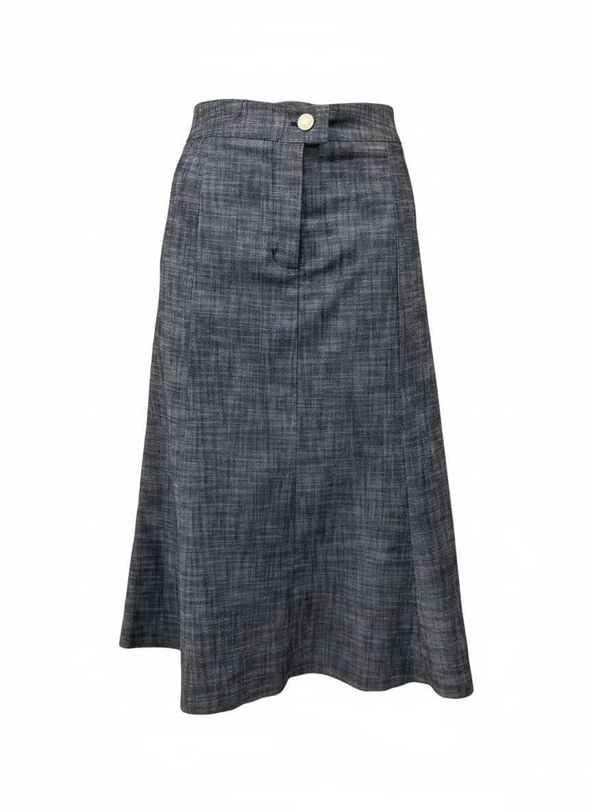 Gonna godet in jeans DORABELLA