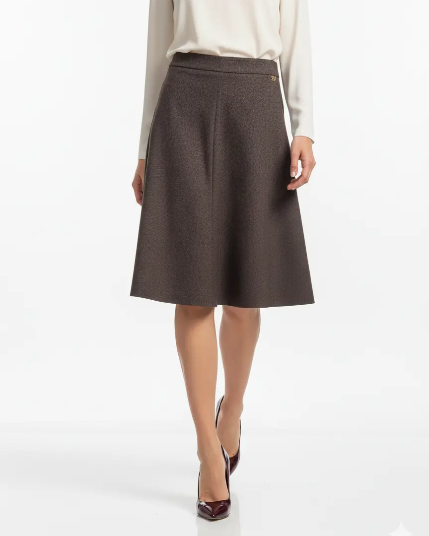 Gonna godet jaspè DORABELLA