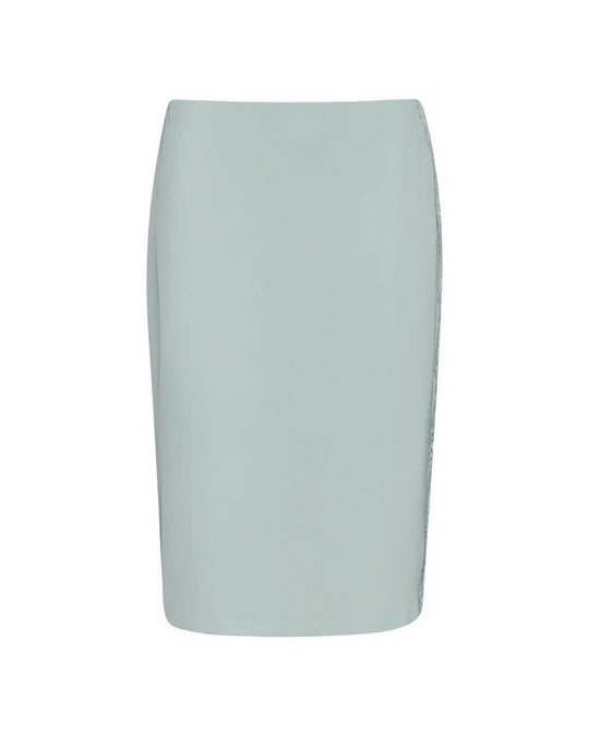 Gonna longuette con pizzo laterale ALOE DORABELLA