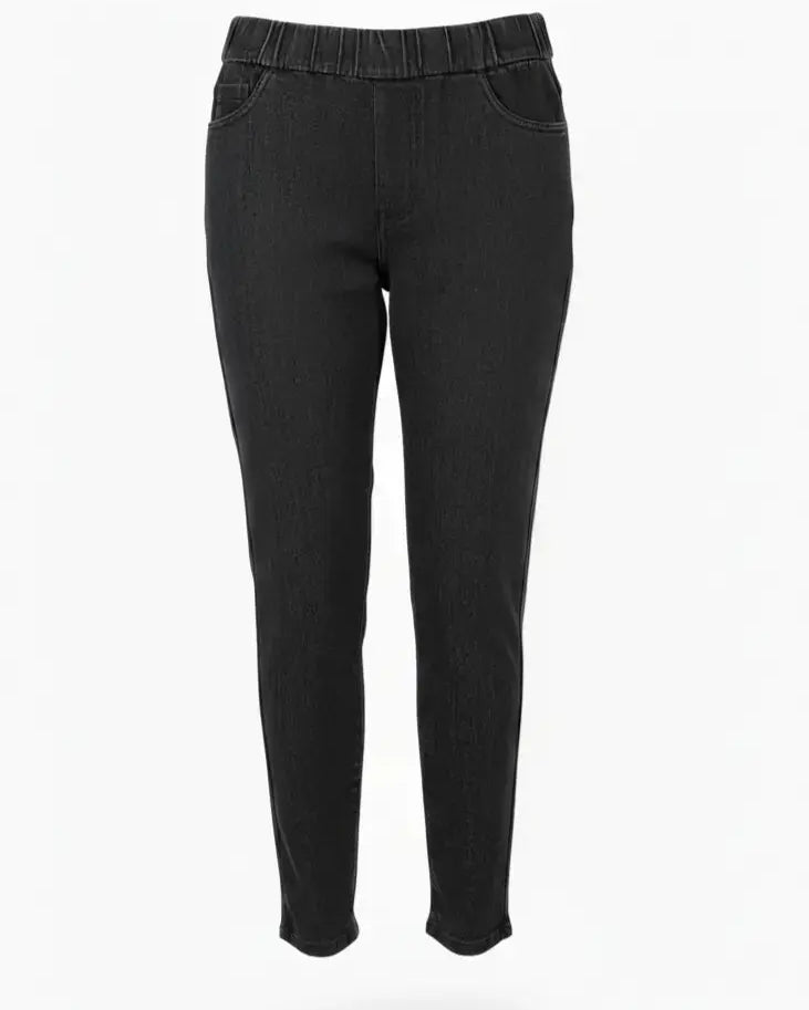 Jeans con bustino elastico e gamba dritta DORABELLA