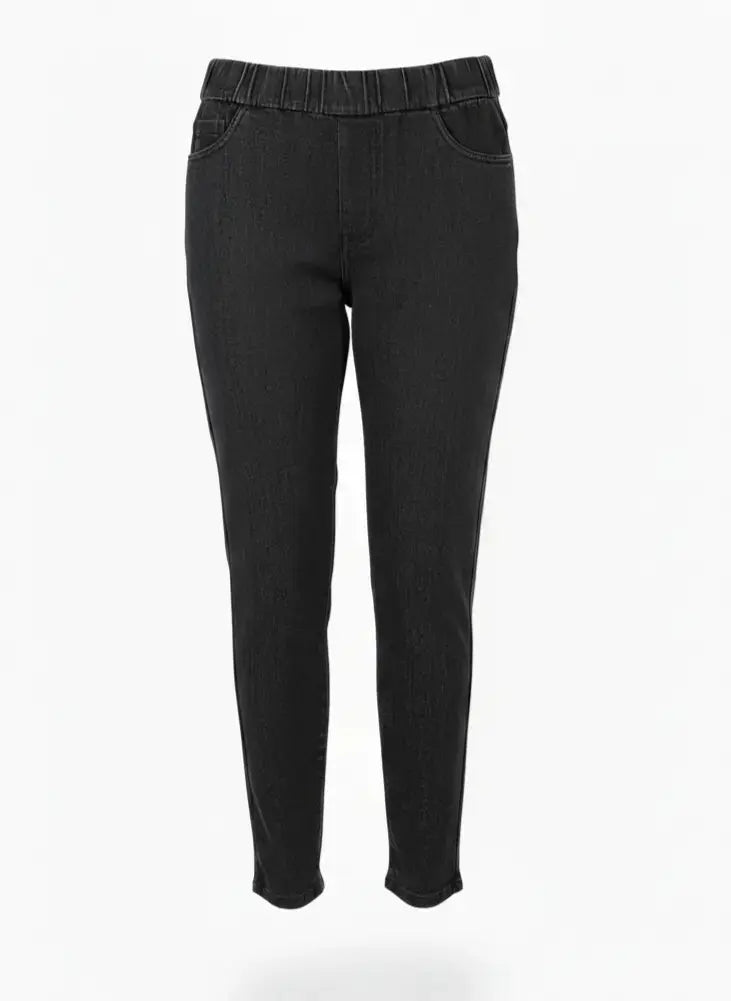 Jeans con bustino elastico e gamba dritta DORABELLA