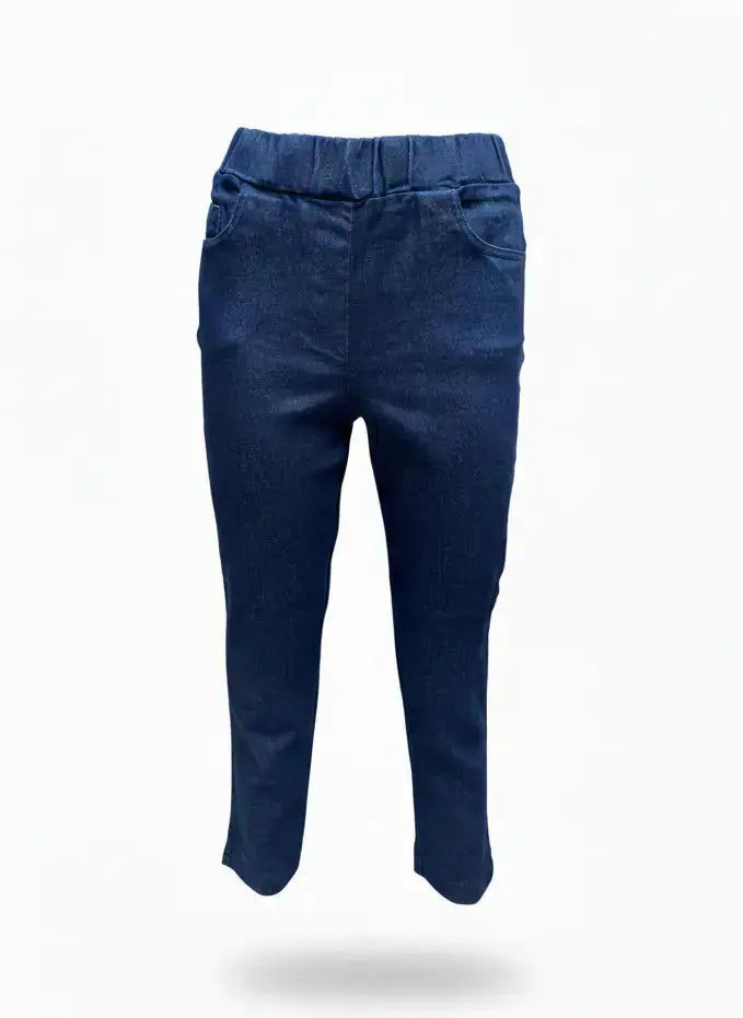 Jeans con bustino elastico e gamba dritta DORABELLA
