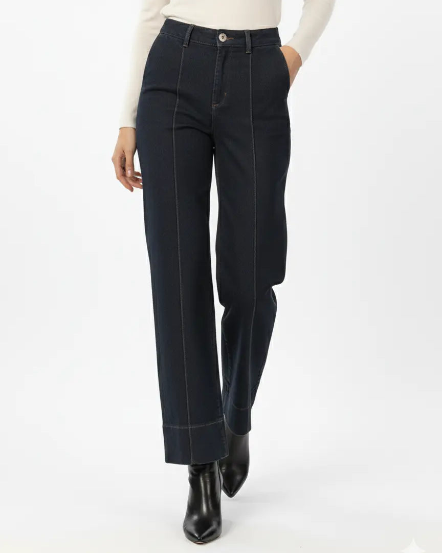 Jeans gamba dritta con nervatura DORABELLA