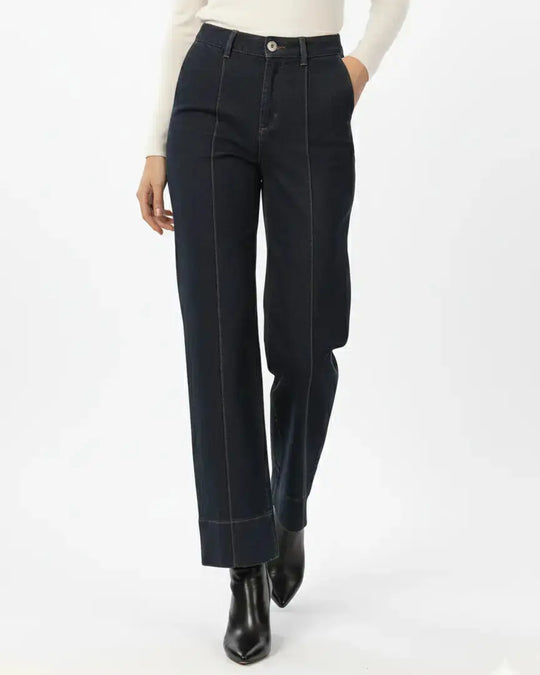 Jeans gamba dritta con nervatura DORABELLA