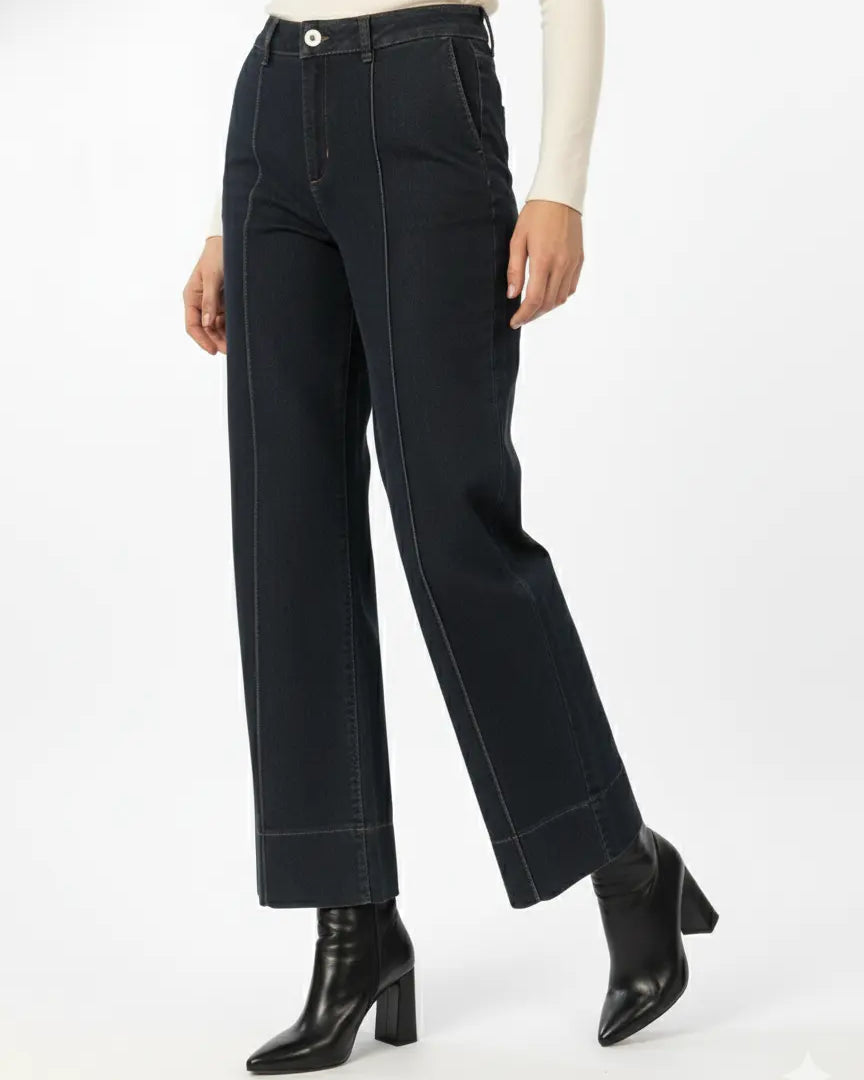 Jeans gamba dritta con nervatura DORABELLA