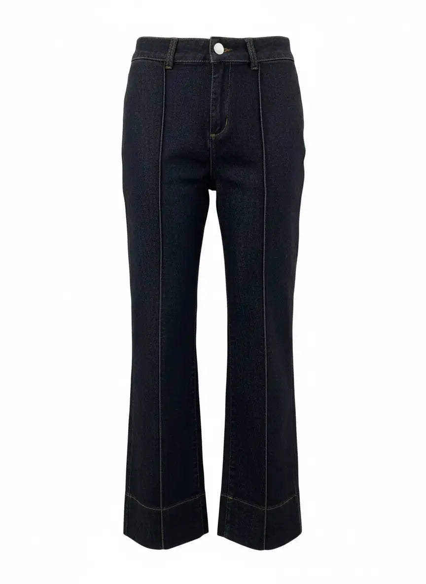 Jeans gamba dritta con nervatura DORABELLA Blu / 52