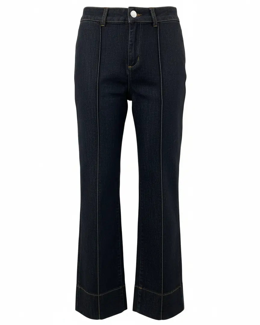 Jeans gamba dritta con nervatura DORABELLA Blu / 52