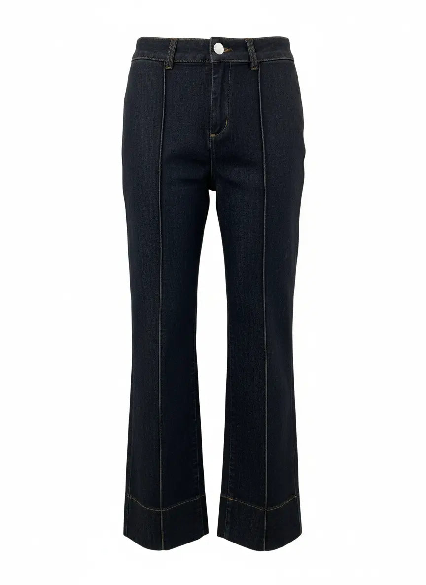 Jeans gamba dritta con nervatura DORABELLA Blu / 52