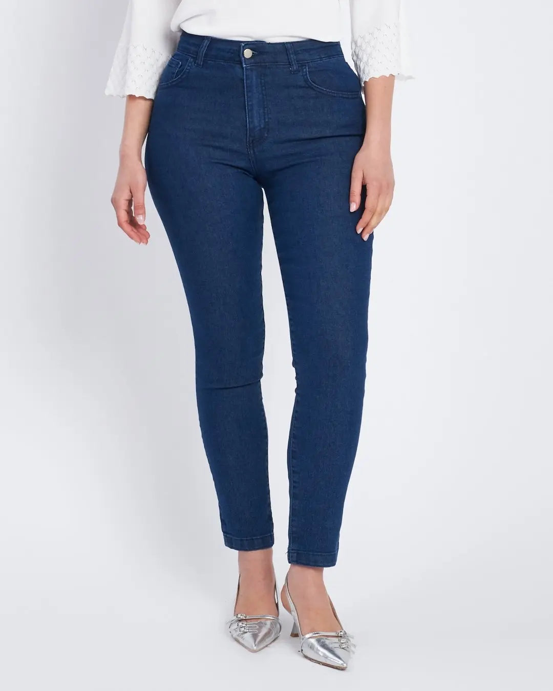 Jeans skinny in denim stretch BLU DORABELLA 54