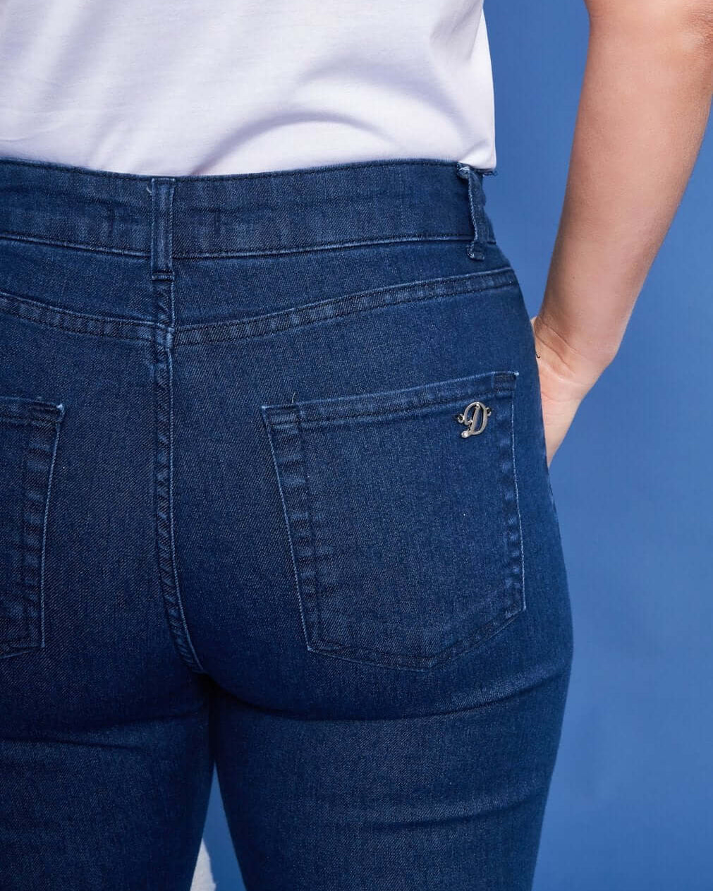 Jeans skinny in denim stretch BLU DORABELLA