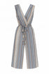 Jumpsuit ampia con scollo a "V" incrociato e fusciacca in vita Unica by Dorabella