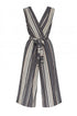 Jumpsuit ampia con scollo a "V" incrociato e fusciacca in vita Unica by Dorabella