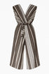 Jumpsuit ampia con scollo a "V" incrociato e fusciacca in vita Unica by Dorabella