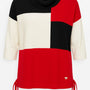 KIMONO D.M/ACRILICO NERO-ROSSO DORABELLA