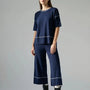 Kimono con profili vaniglia DORABELLA