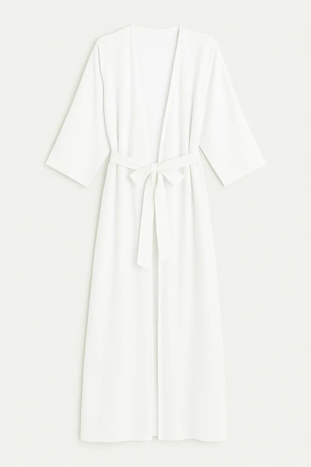 Kimono copricostume in georgette con fusciacca Unica by Dorabella Bianco-Taglia-Unica-Fino-alla-46