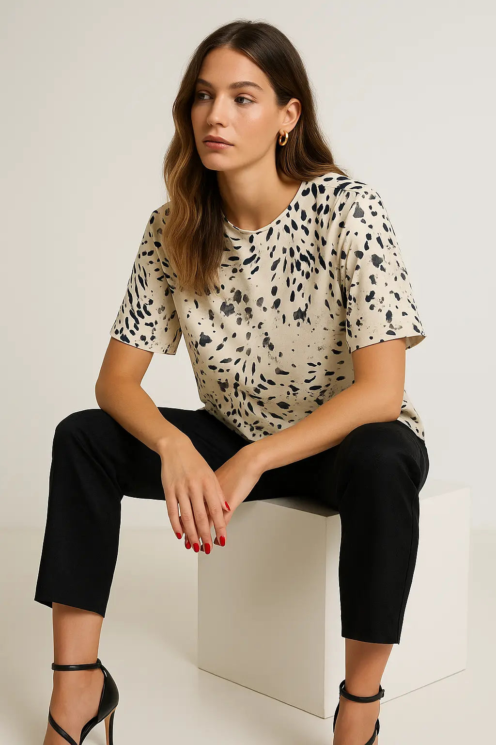 Kimono girocollo fantasia DORABELLA