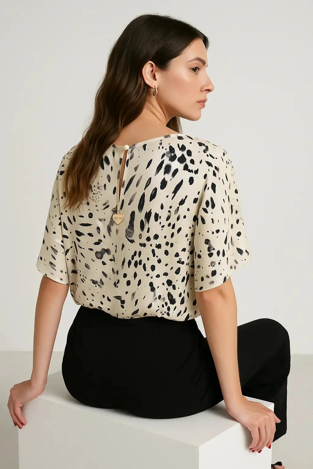 Kimono girocollo fantasia DORABELLA