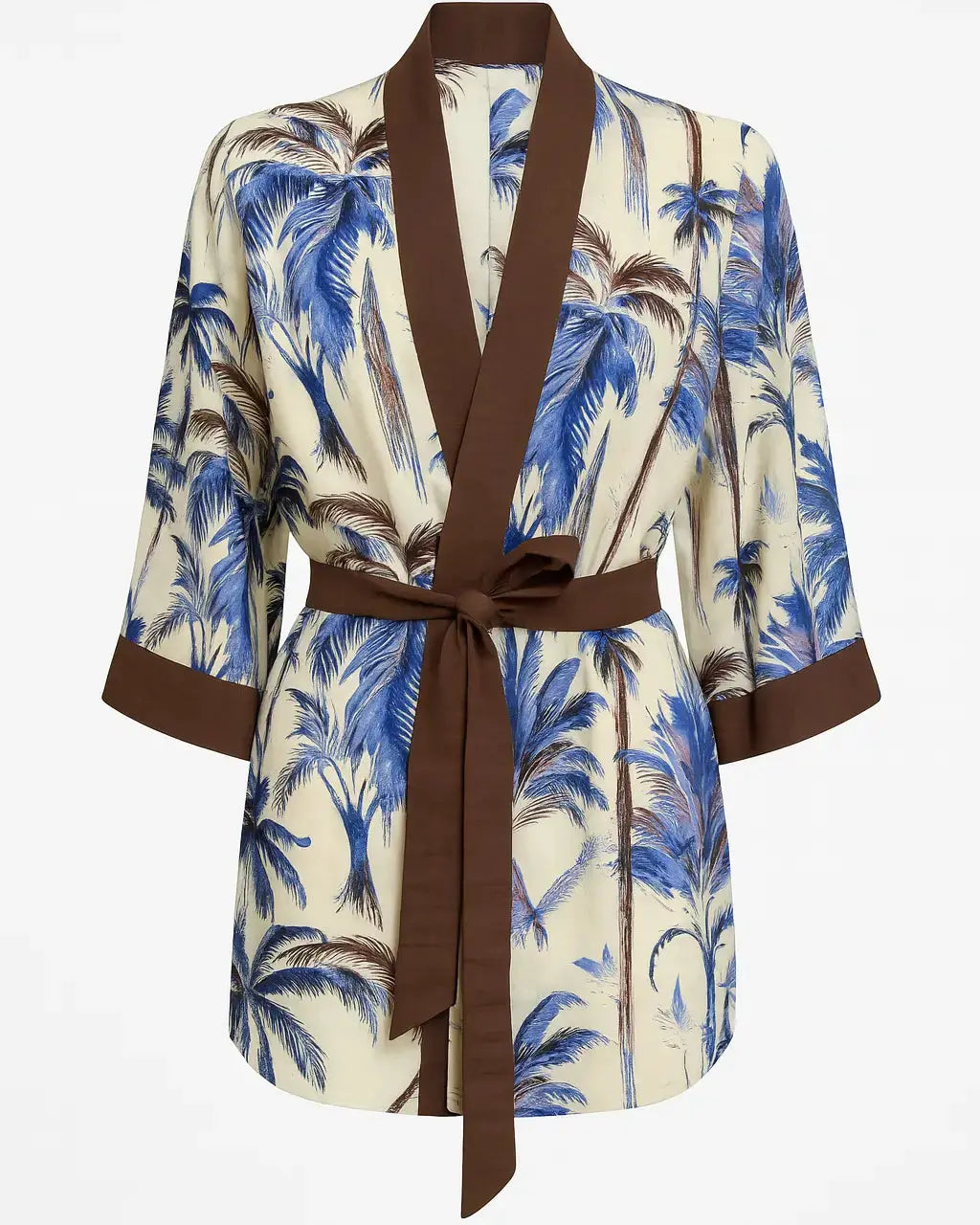 Kimono in fantasia jungle con fusciacca DORABELLA