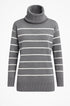 Lupetto a righe con collo removibile DORABELLA PIU'