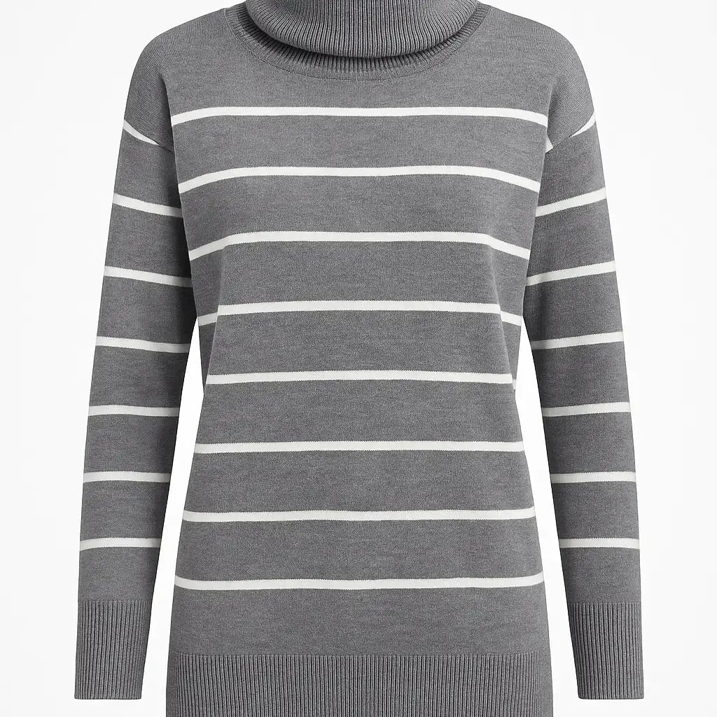 Lupetto a righe con collo removibile DORABELLA PIU'