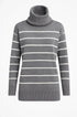 Lupetto a righe con collo removibile DORABELLA PIU'