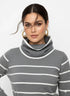 Lupetto a righe con collo removibile DORABELLA PIU'