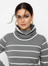 Lupetto a righe con collo removibile DORABELLA PIU'