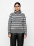 Lupetto a righe con collo removibile DORABELLA PIU'